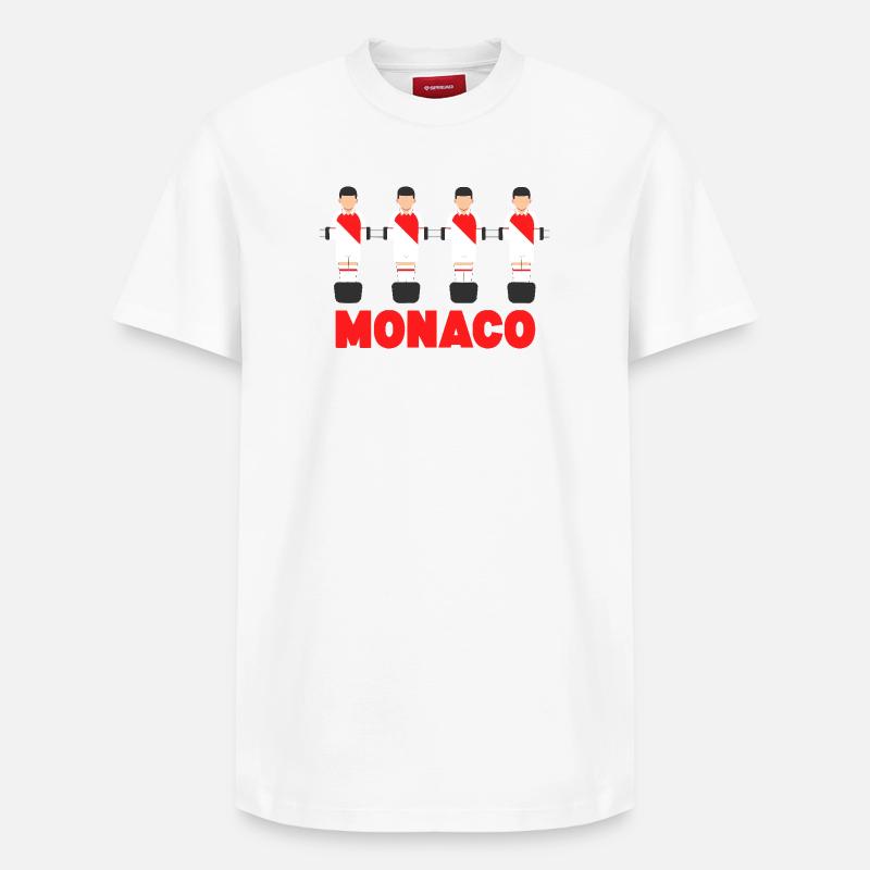 Monaco - T-shirt unisexe décontracté en coton Supima – de SPREAD - blanc