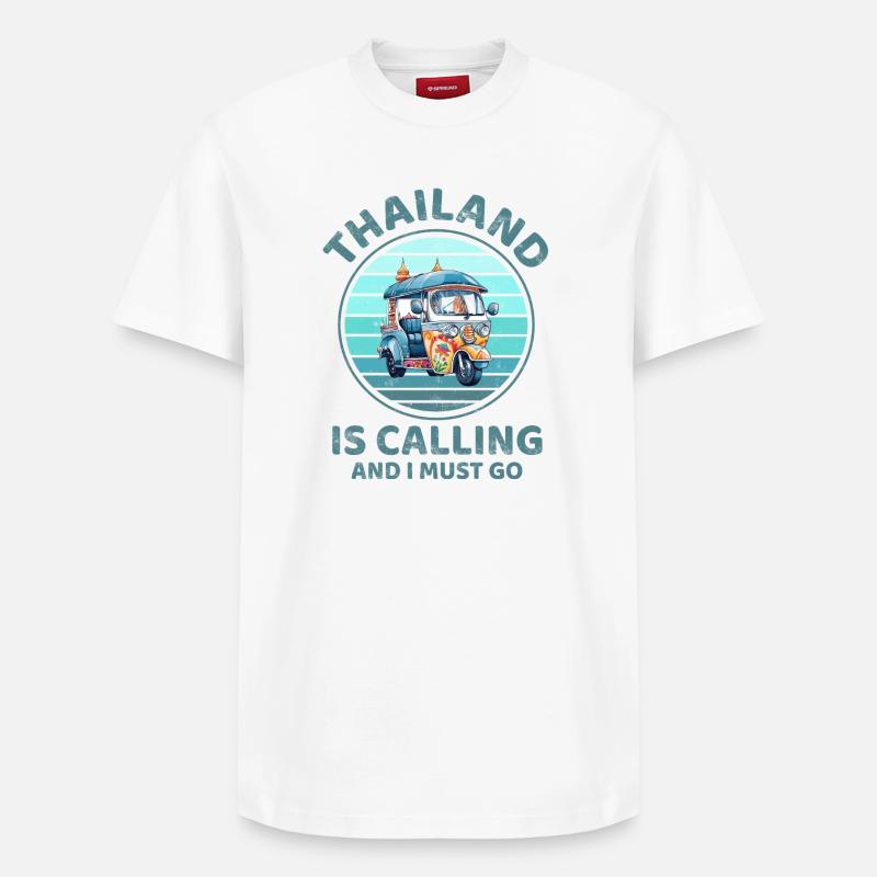 Thaïlande - T-shirt unisexe décontracté en coton Supima – de SPREAD - blanc