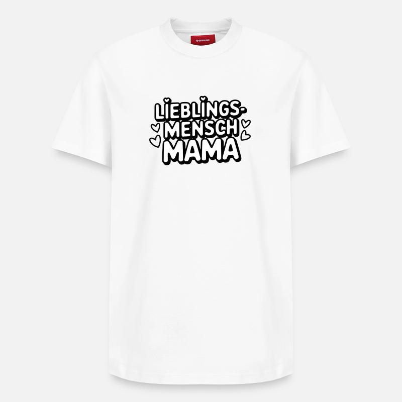 Maman : Ma personne préférée - T-shirt unisexe décontracté en coton Supima – de SPREAD - blanc
