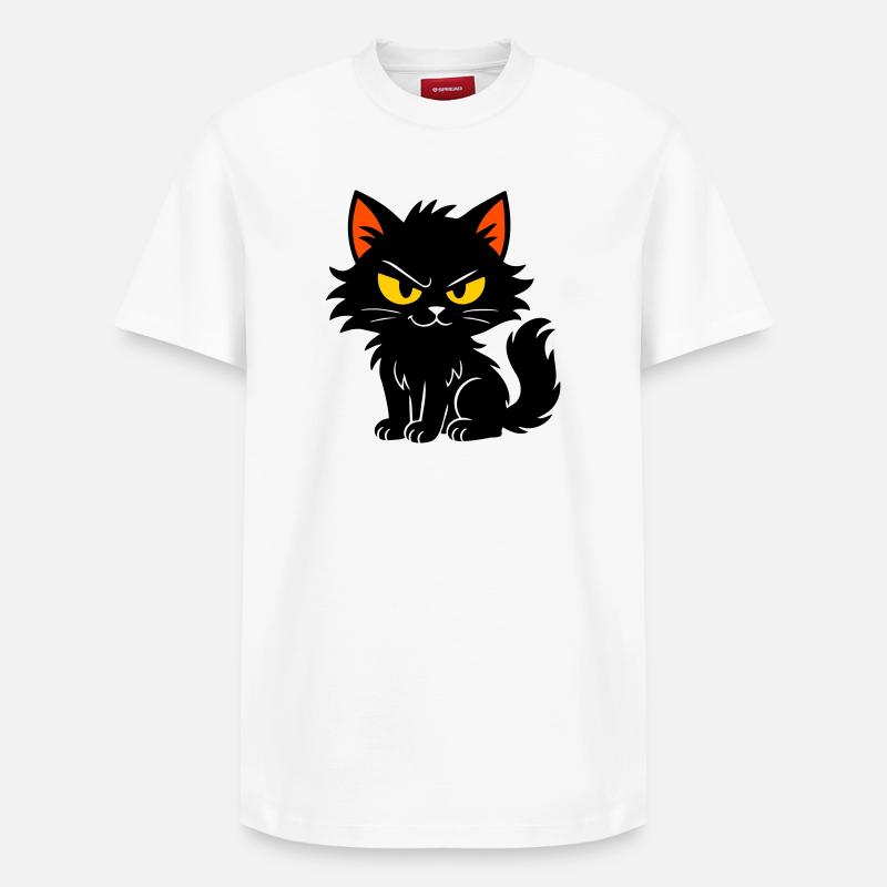 Sweet kitten - Relaxed Unisex Supima Cotton T-Shirt – by SPREAD - white