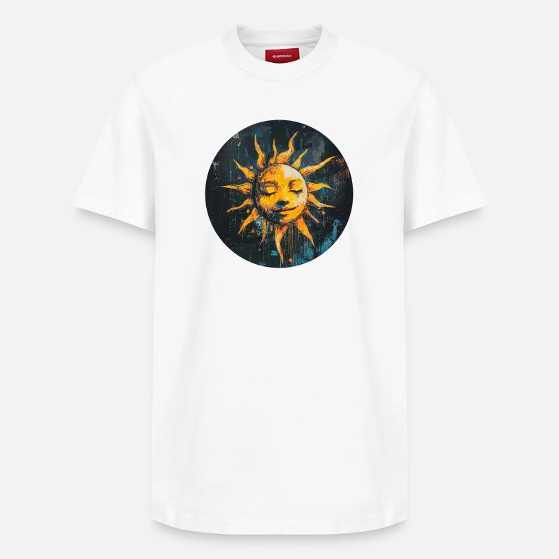 Soleil - T-shirt unisexe décontracté en coton Supima – de SPREAD - blanc