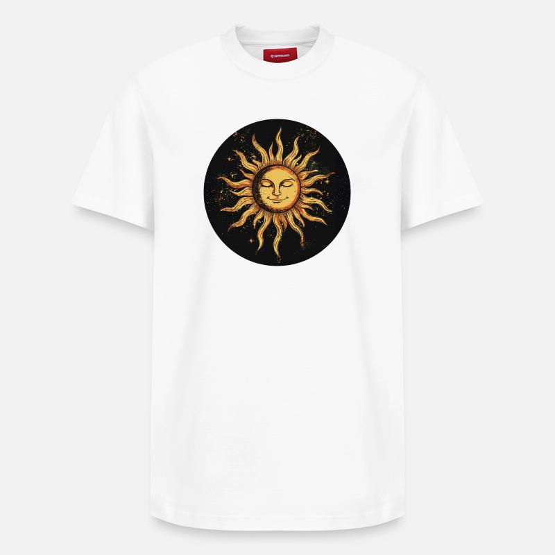Soleil - T-shirt unisexe décontracté en coton Supima – de SPREAD - blanc
