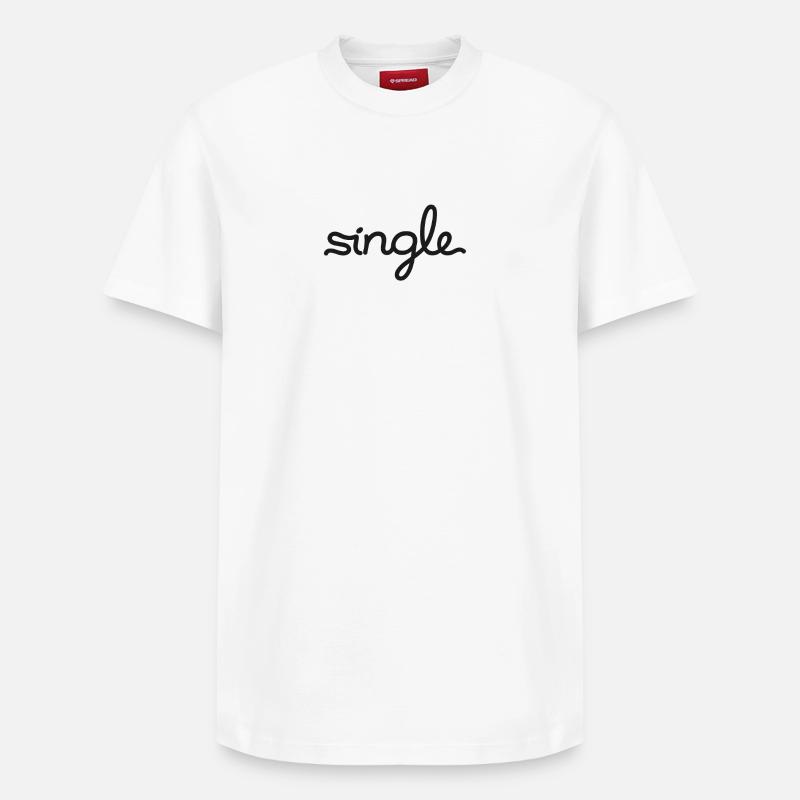 Single - Relaxed Unisex Supima Cotton T-Shirt – von SPREAD - Weiß