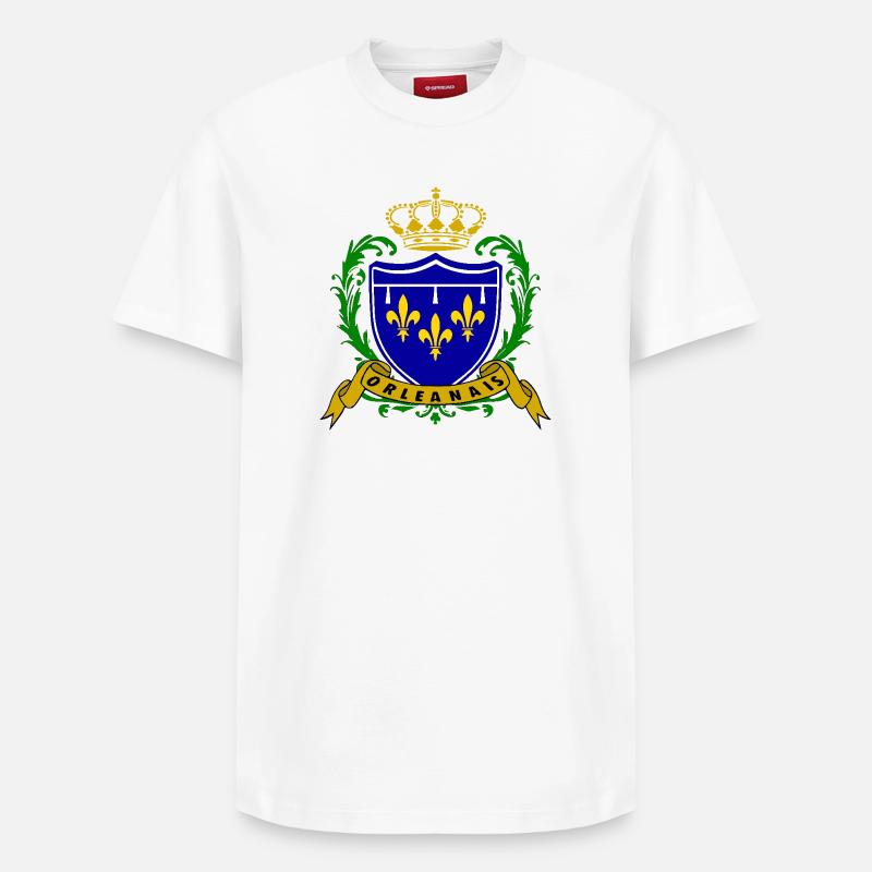 Orléanais - T-shirt unisexe décontracté en coton Supima – de SPREAD - blanc