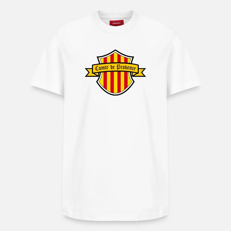 Comté de provence - T-shirt unisexe décontracté en coton Supima – de SPREAD - blanc
