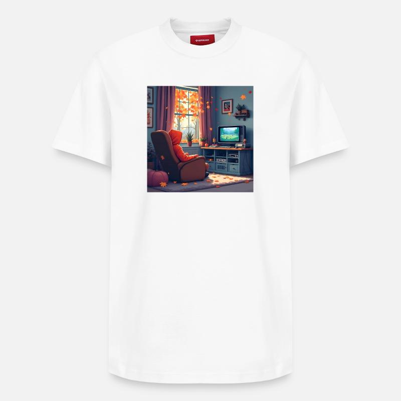Tombez dans le jeu - T-shirt unisexe décontracté en coton Supima – de SPREAD - blanc