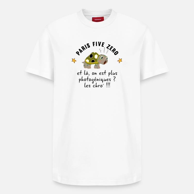 Paris_five_zero - Relaxed Unisex Supima Cotton T-Shirt – von SPREAD - Weiß