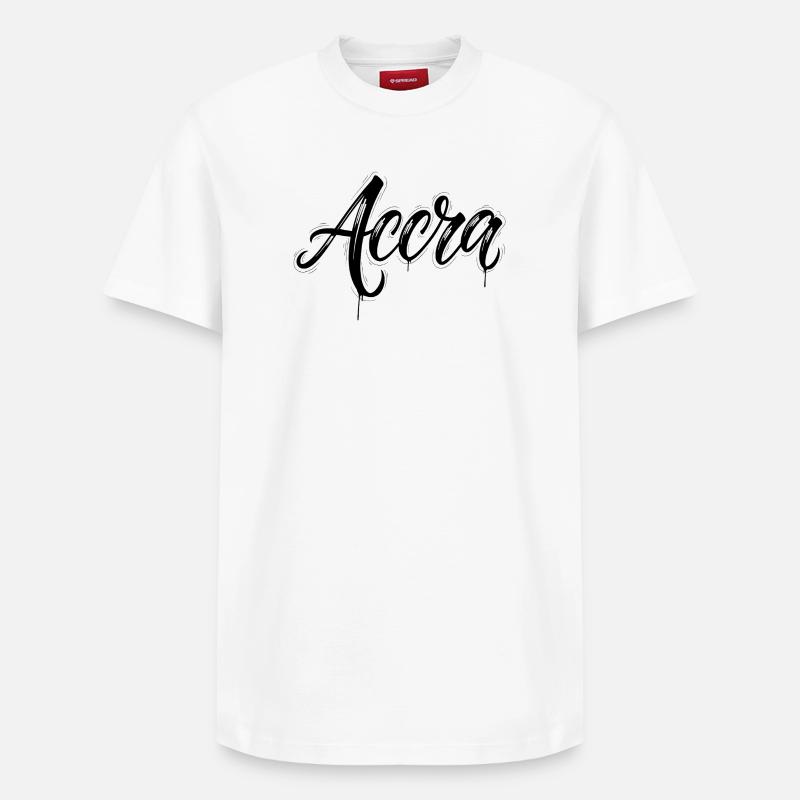 Accra - T-shirt unisexe décontracté en coton Supima – de SPREAD - blanc