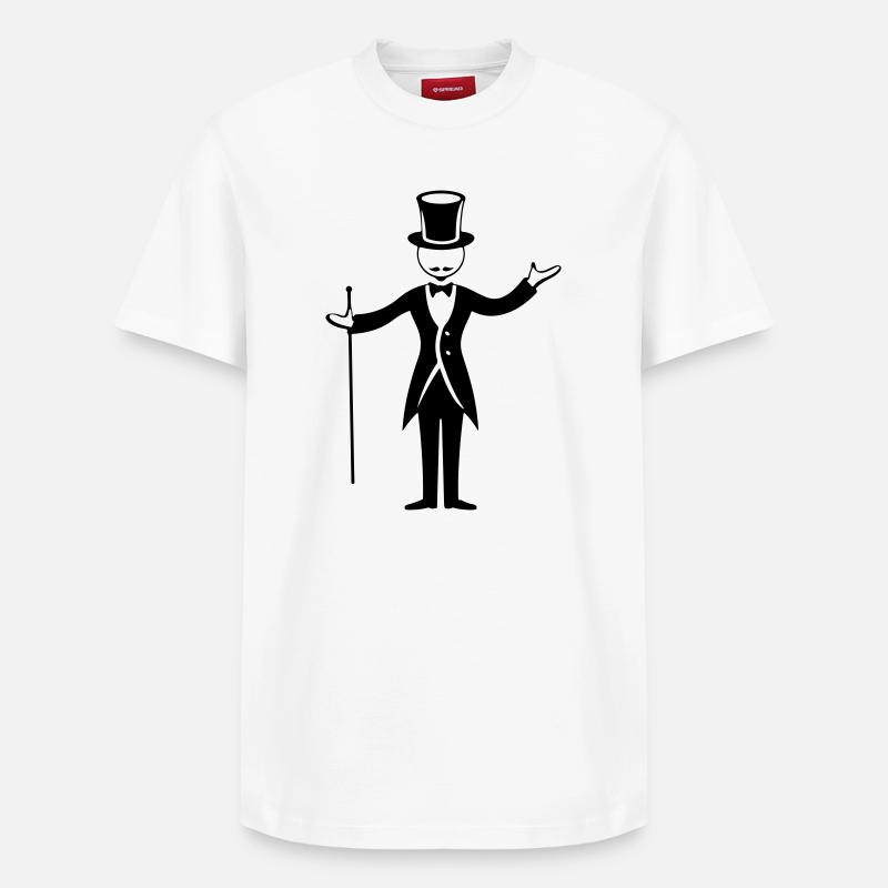 Zauberer - Relaxed Unisex Supima Cotton T-Shirt – von SPREAD - Weiß