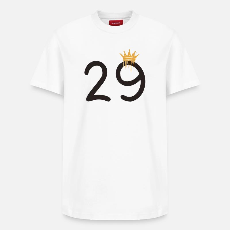 29 - Relaxed Unisex Supima Cotton T-Shirt – von SPREAD - Weiß