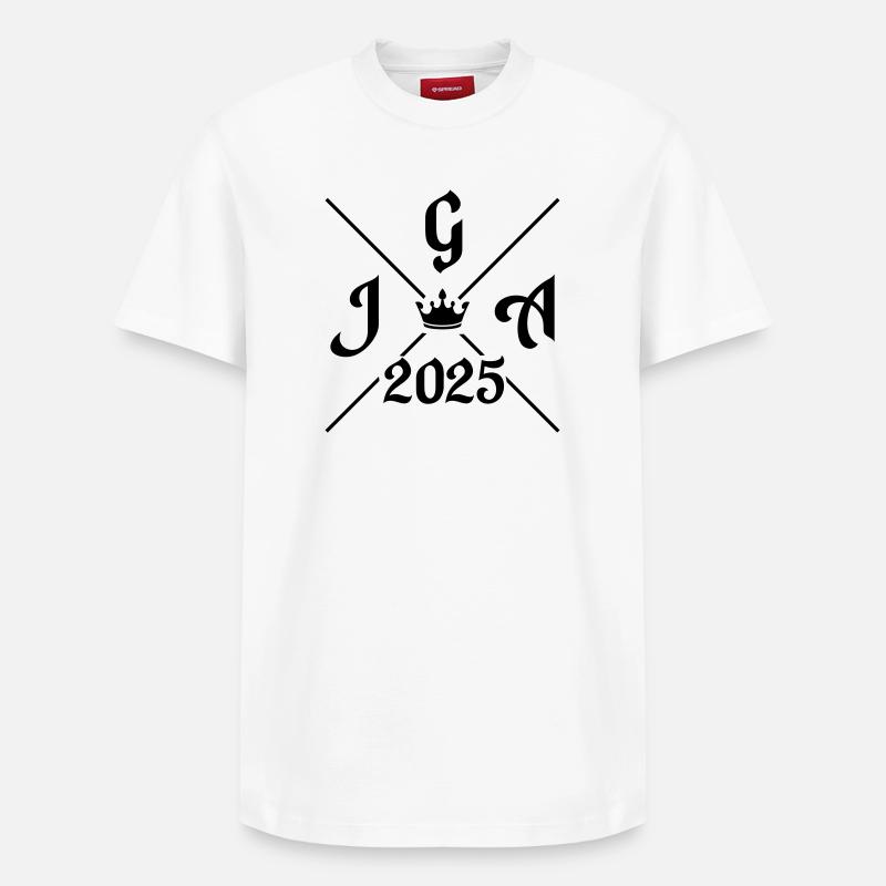 jga_2025 - T-shirt unisexe décontracté en coton Supima – de SPREAD - blanc