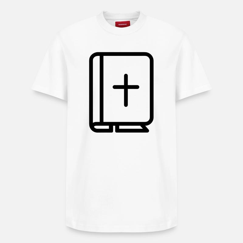 bible - T-shirt unisexe décontracté en coton Supima – de SPREAD - blanc