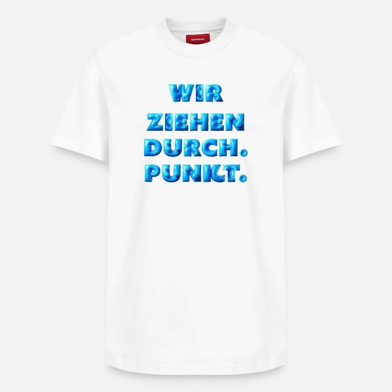 Nous avançons - T-shirt unisexe décontracté en coton Supima – de SPREAD - blanc