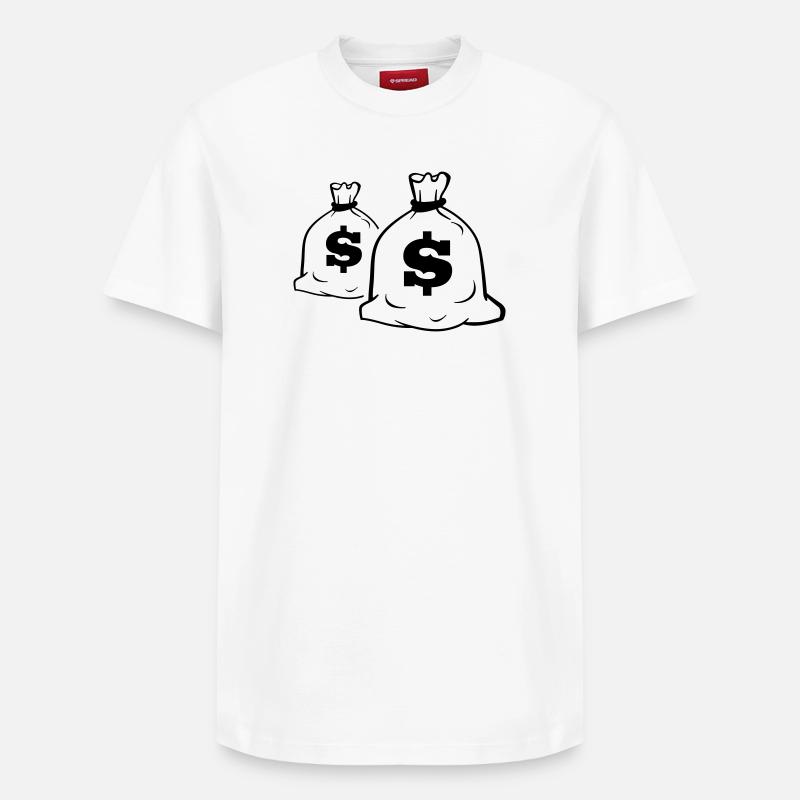 Crew - Relaxed Unisex Supima Cotton T-Shirt – von SPREAD - Weiß