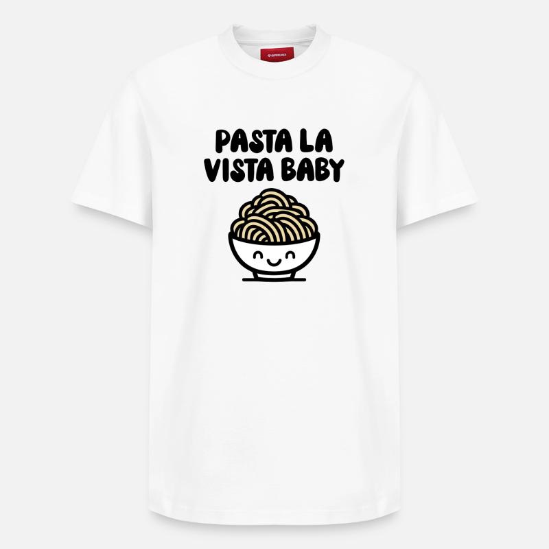 Pâtes la vista bébé - T-shirt unisexe décontracté en coton Supima – de SPREAD - blanc