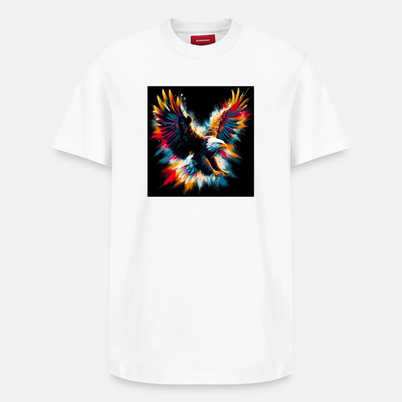 aigle - T-shirt unisexe décontracté en coton Supima – de SPREAD - blanc