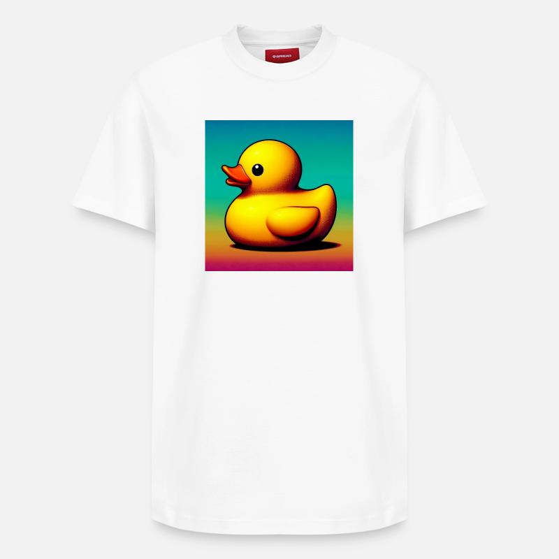 Caneton Canard Canard Canard - T-shirt unisexe décontracté en coton Supima – de SPREAD - blanc