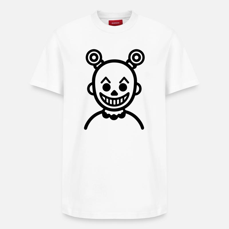 Clown Comic - Relaxed Unisex Supima Cotton T-Shirt – von SPREAD - Weiß
