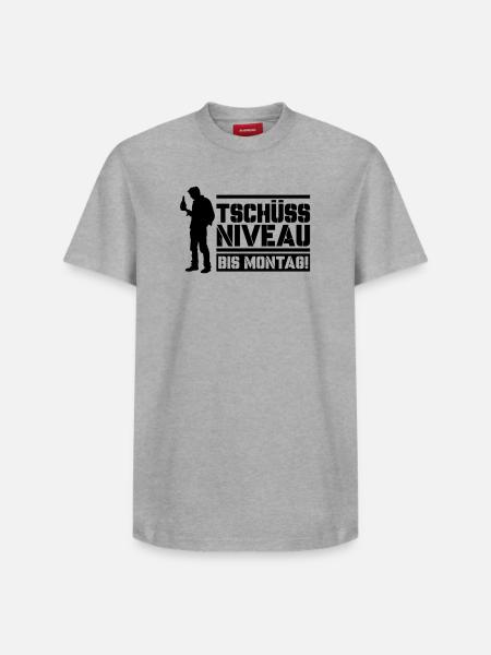 Bye bye level until Monday - Relaxed Unisex Supima Cotton T-Shirt – by SPREAD - white