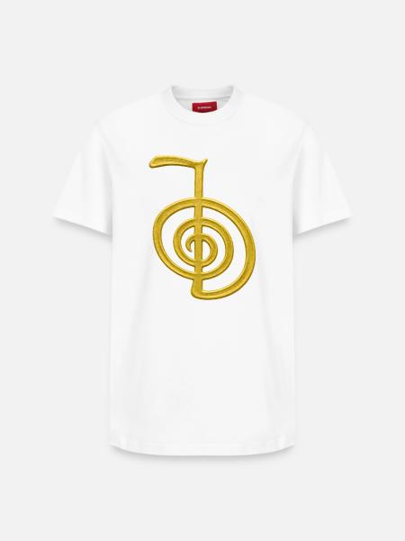 Cho Ku Rei – Energy & Protection - Relaxed Unisex Supima Cotton T-Shirt – by SPREAD - white