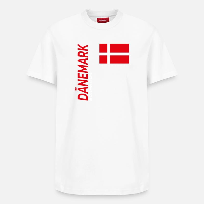 Bornholm - T-shirt unisexe décontracté en coton Supima – de SPREAD - blanc