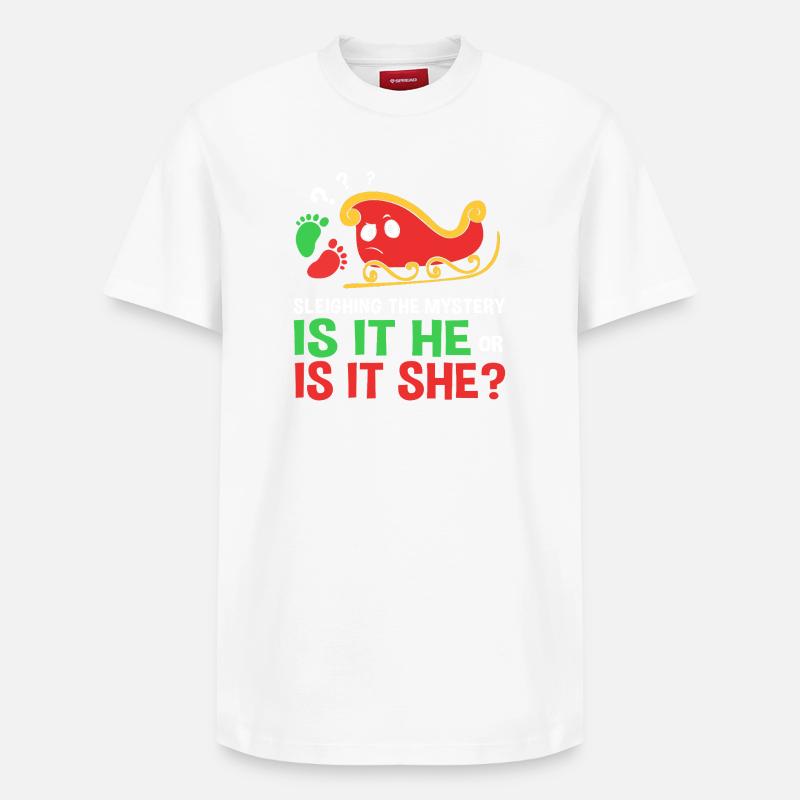 Werdende Mutter Werdende Mama Weihnachten - Relaxed Unisex Supima Cotton T-Shirt – von SPREAD - Weiß
