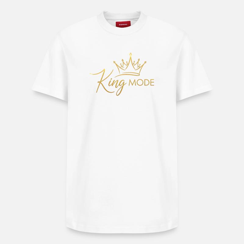 Couronne Royale Élégante - T-shirt unisexe décontracté en coton Supima – de SPREAD - blanc