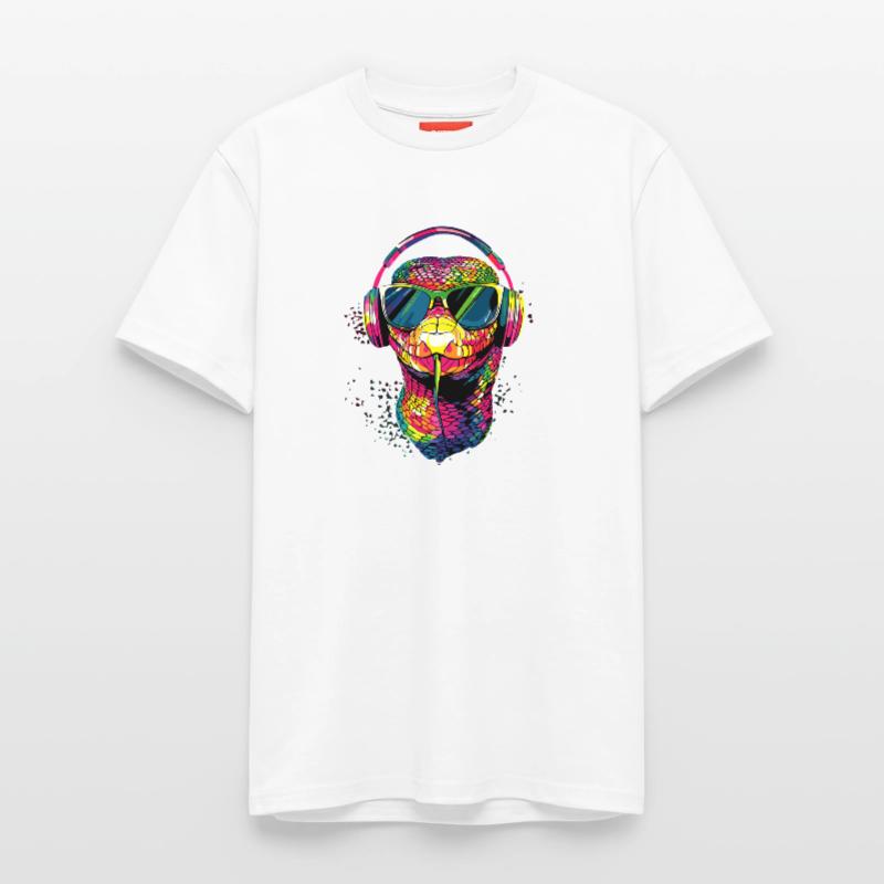 serpent, python, cobra, serpent à sonnettes, serpents T-shirt unisexe décontracté en coton Supima – de SPREAD