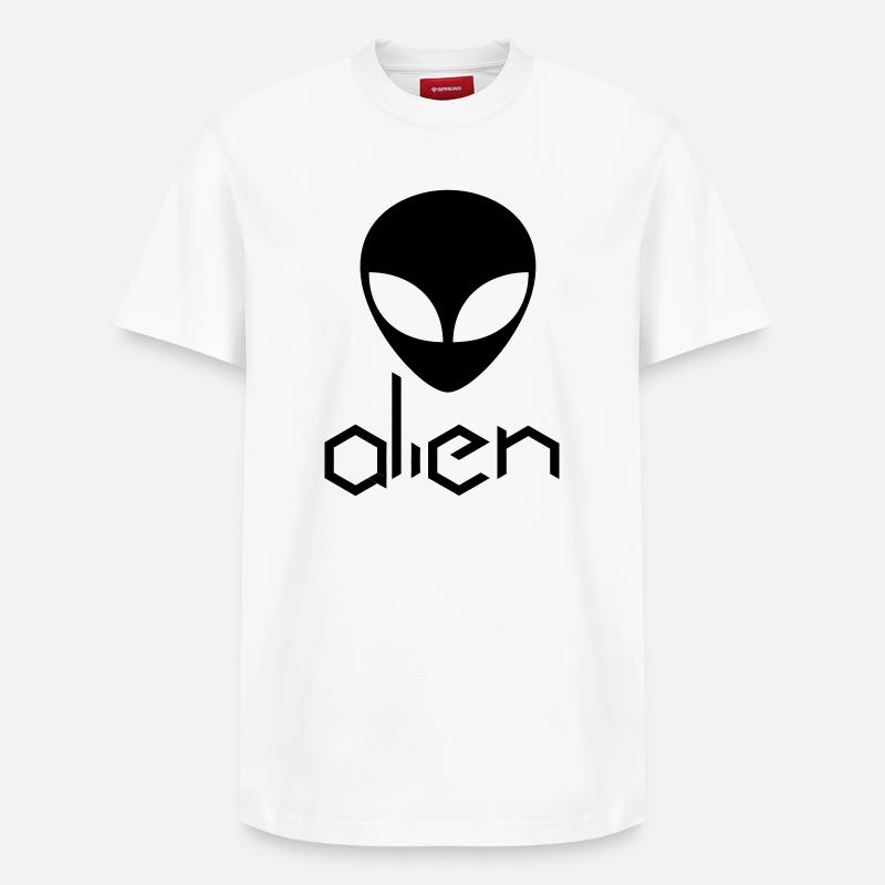 Étranger - T-shirt unisexe décontracté en coton Supima – de SPREAD - blanc