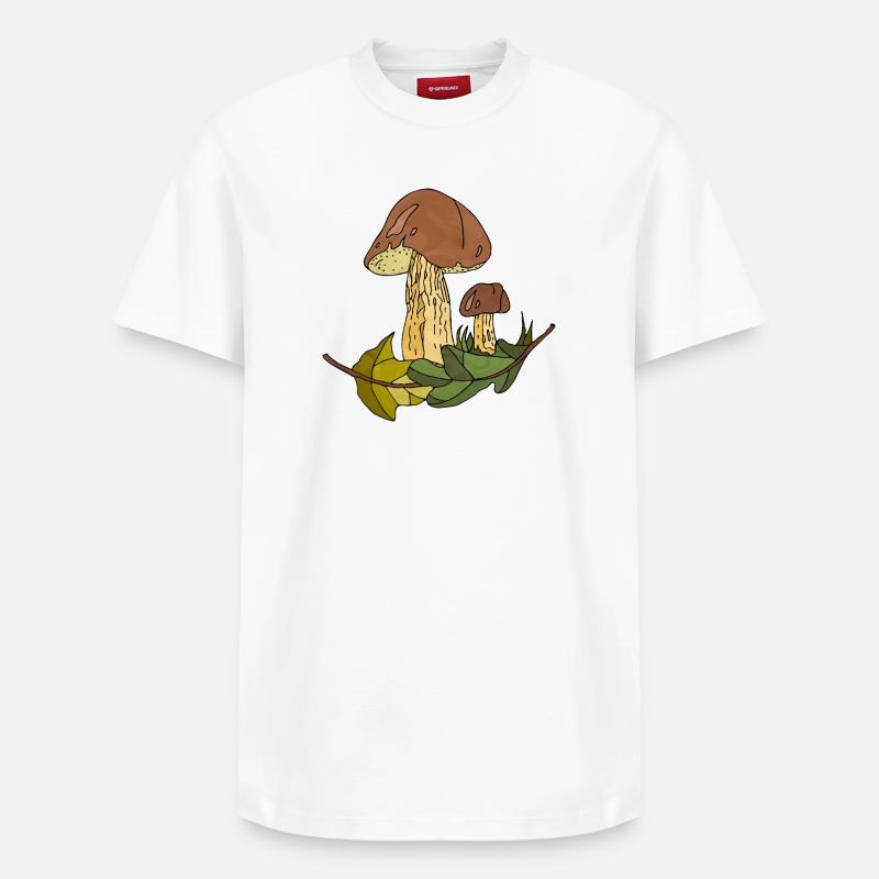 mycètes - T-shirt unisexe décontracté en coton Supima – de SPREAD - blanc