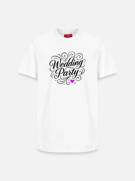 Wedding Party Wedding Party - Relaxed Unisex Supima Cotton T-Shirt – by SPREAD - white