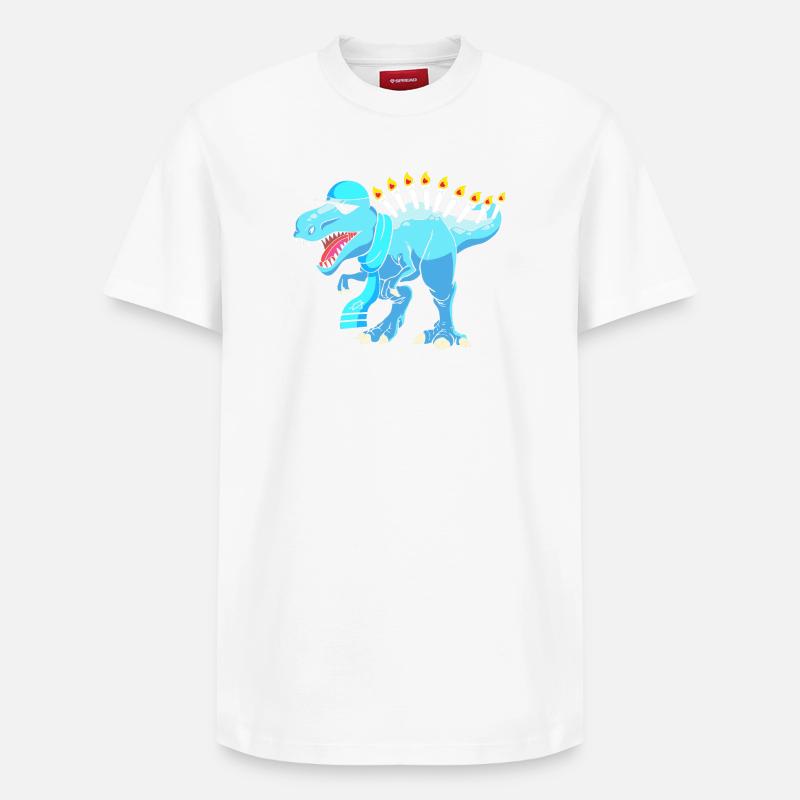 Hanoukka Hanoukka Hanoukka - T-shirt unisexe décontracté en coton Supima – de SPREAD - blanc