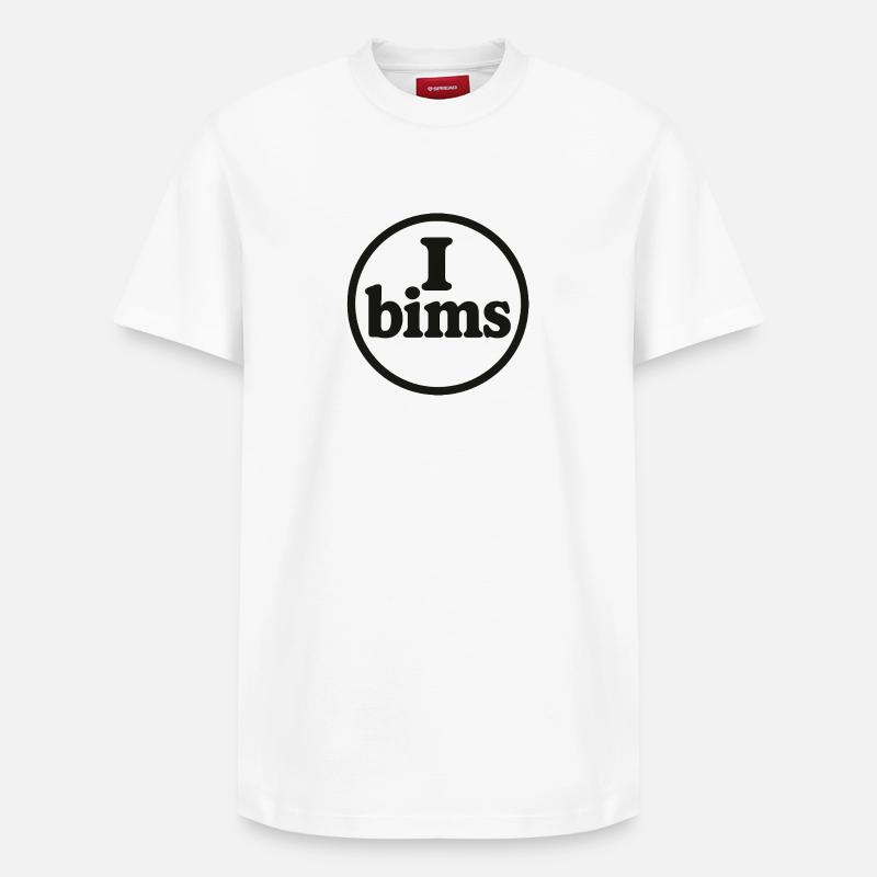 I_bims - T-shirt unisexe décontracté en coton Supima – de SPREAD - blanc