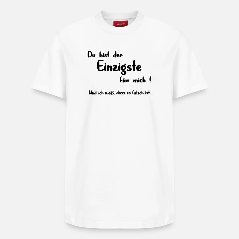 Le seul - T-shirt unisexe décontracté en coton Supima – de SPREAD - blanc