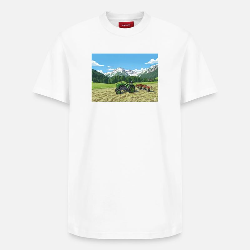 15er Steyr - T-shirt unisexe décontracté en coton Supima – de SPREAD - blanc