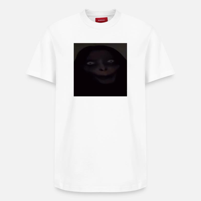 Regard nocturne à capuche - T-shirt unisexe décontracté en coton Supima – de SPREAD - blanc