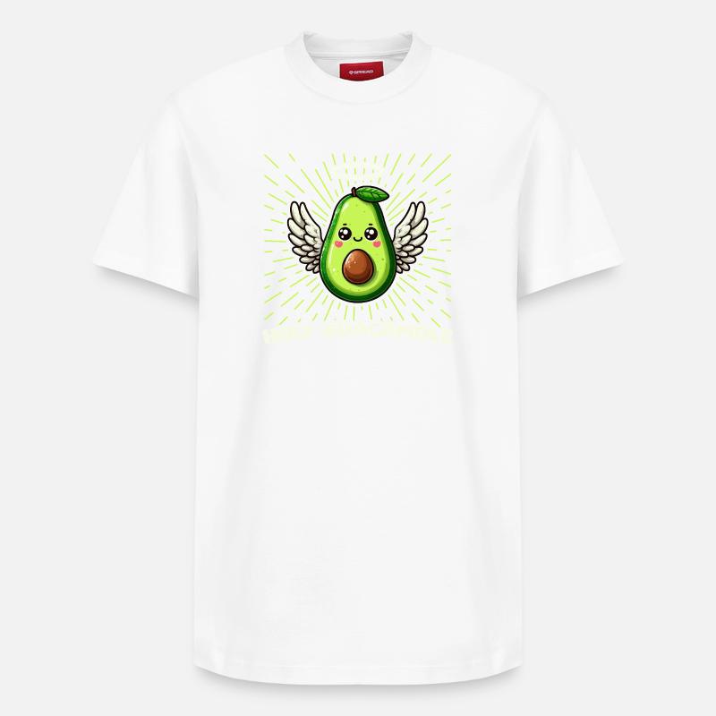 Avoangel Avocat Saint - T-shirt unisexe décontracté en coton Supima – de SPREAD - blanc