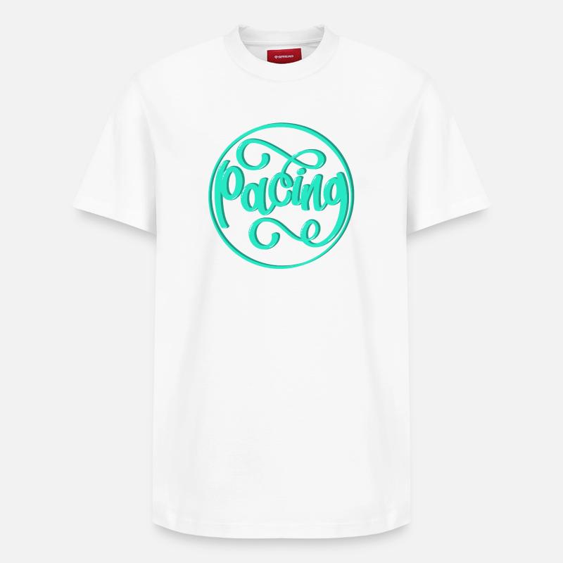 Rythme - T-shirt unisexe décontracté en coton Supima – de SPREAD - blanc