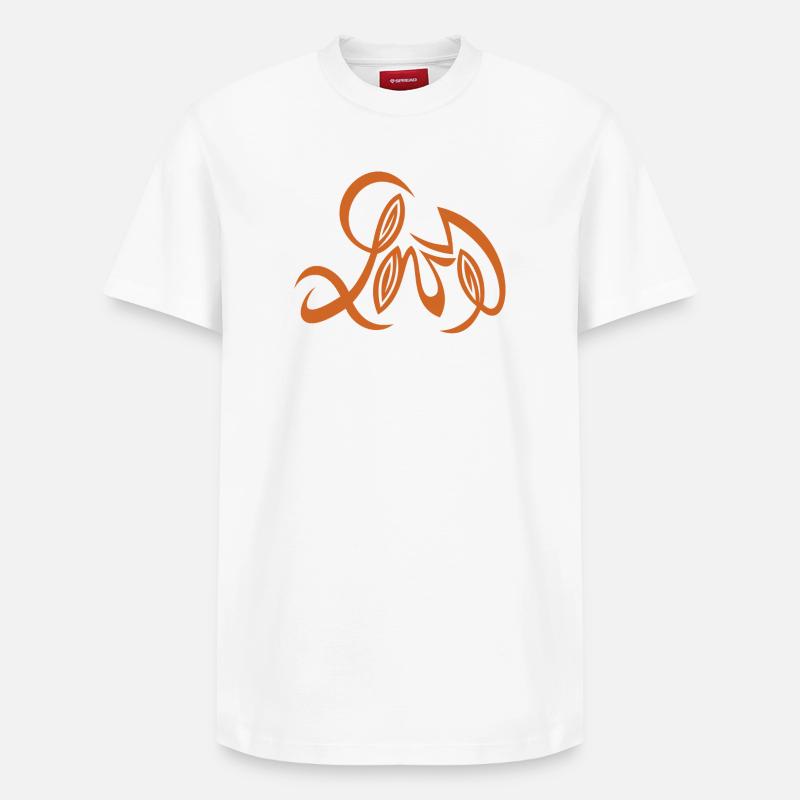 Design d’amour réalisé par Cean - T-shirt unisexe décontracté en coton Supima – de SPREAD - blanc