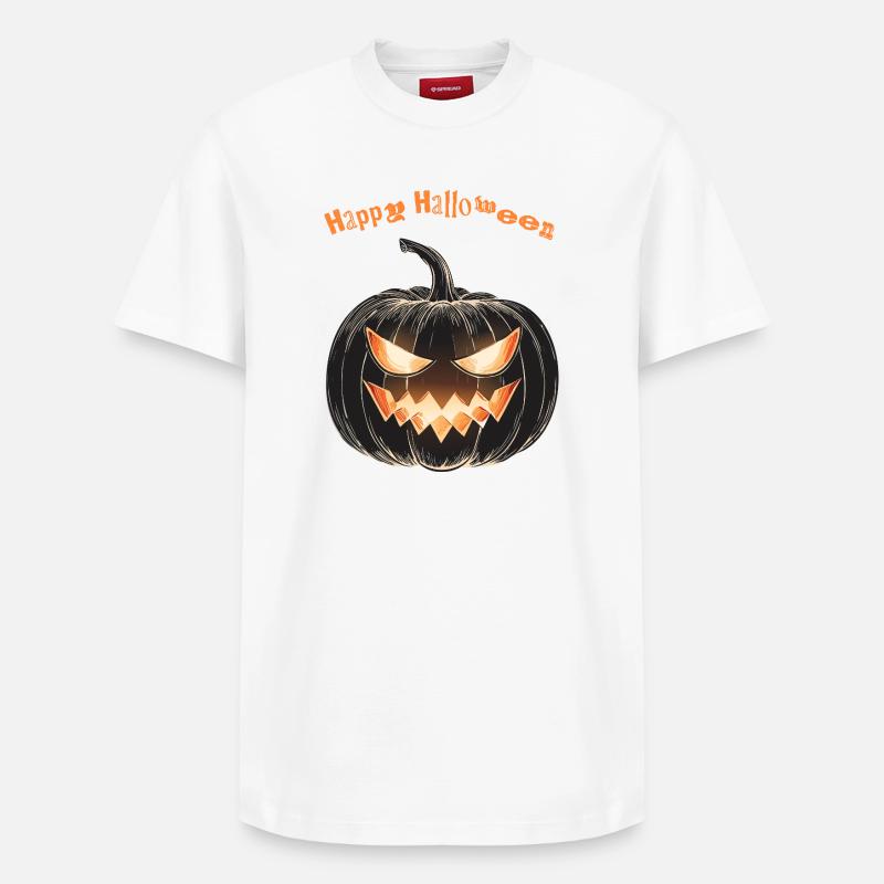 Joyeux halloween - T-shirt unisexe décontracté en coton Supima – de SPREAD - blanc