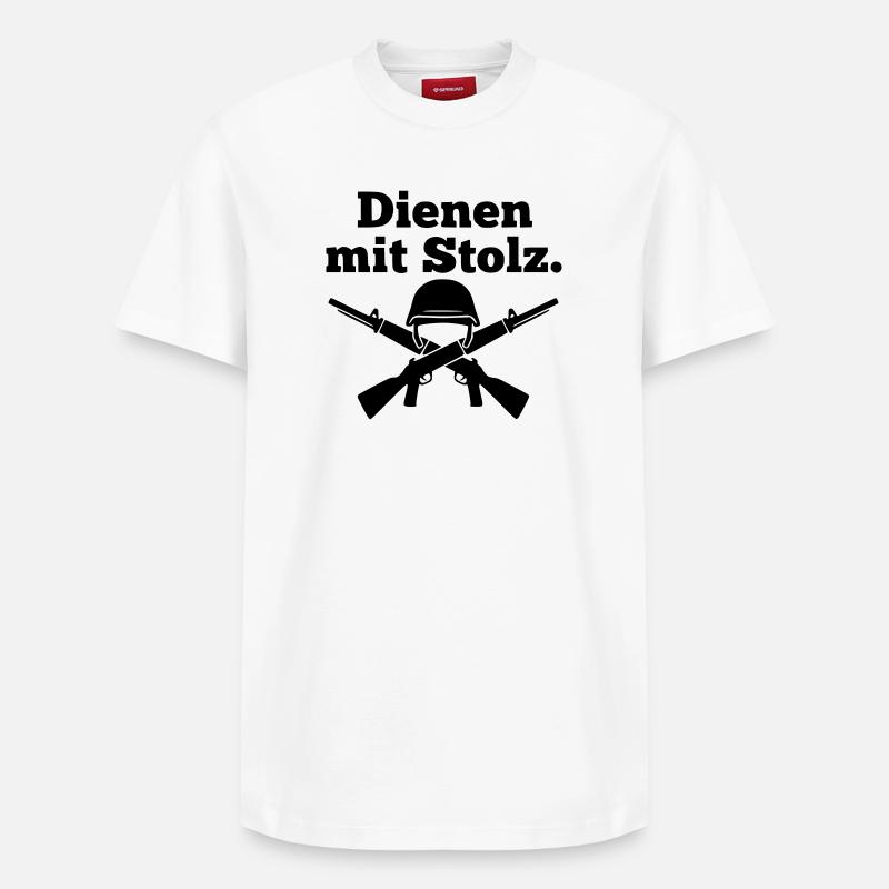 Fier - T-shirt unisexe décontracté en coton Supima – de SPREAD - blanc