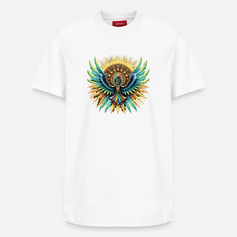 Aztèques - T-shirt unisexe décontracté en coton Supima – de SPREAD - blanc