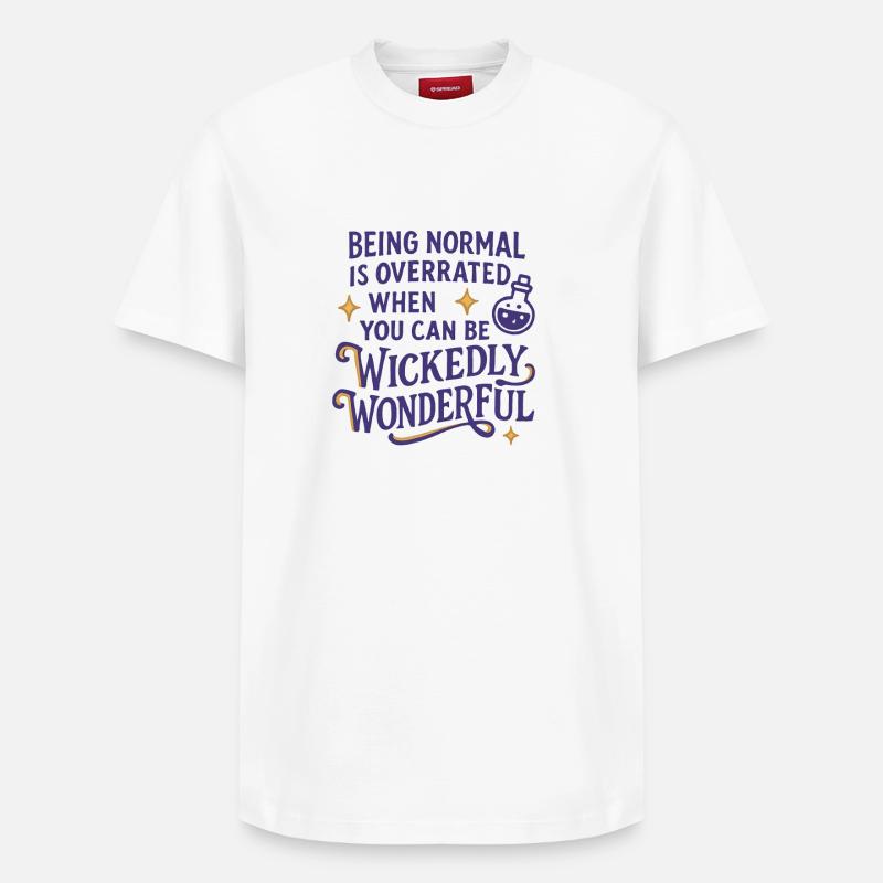 Halloween - Sorcière - T-shirt unisexe décontracté en coton Supima – de SPREAD - blanc