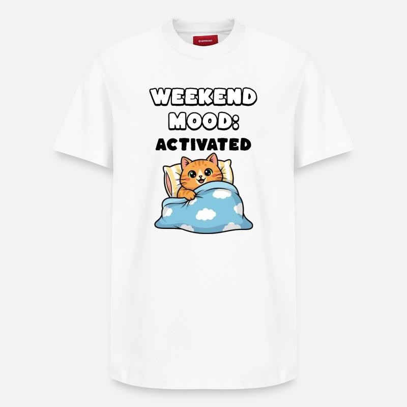 Ambiance week-end - T-shirt unisexe décontracté en coton Supima – de SPREAD - blanc