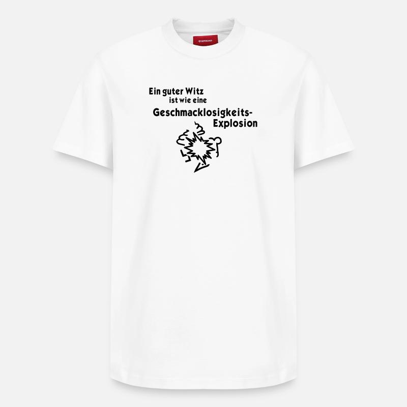 Explosion de l’insipidité - T-shirt unisexe décontracté en coton Supima – de SPREAD - blanc