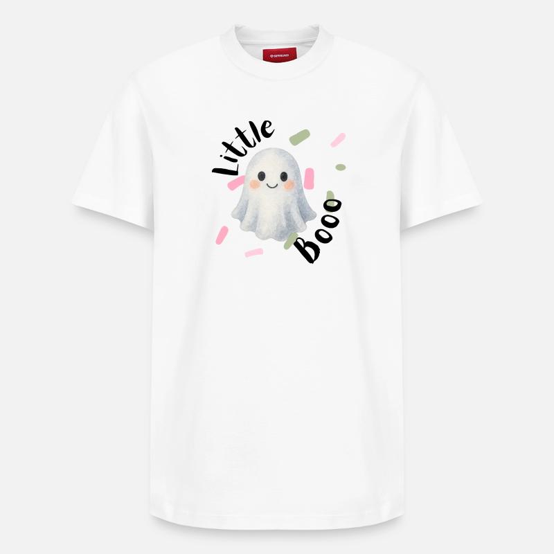 Geist Ghost Halloween Geschenk Geschenkidee - Relaxed Unisex Supima Cotton T-Shirt – von SPREAD - Weiß