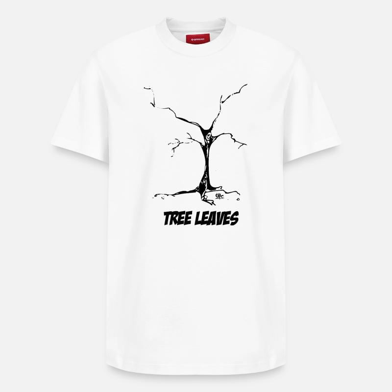 Arbre - T-shirt unisexe décontracté en coton Supima – de SPREAD - blanc