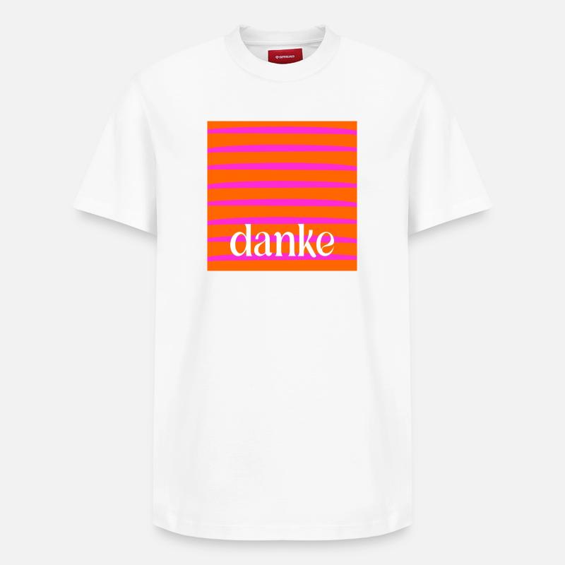 MERCI GRATITUDE - T-shirt unisexe décontracté en coton Supima – de SPREAD - blanc