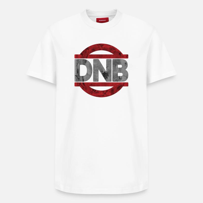DNB Ne pliez pas le grunge - T-shirt unisexe décontracté en coton Supima – de SPREAD - blanc