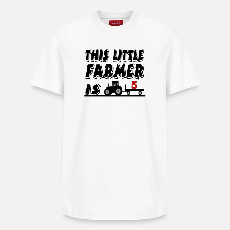 Anniversaire - T-shirt unisexe décontracté en coton Supima – de SPREAD - blanc